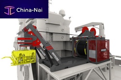 Ship winch MO-E/160/4000-34ROV umbilical cablefor launch and recovery systemselectric drive