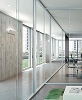 Fixed partition M2 glasscommercialfor offices