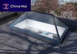 Fixed glass roof ROOFLIGHTpyramid type