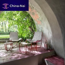 Contemporary footrest Slingfabricstainless steeloutdoor