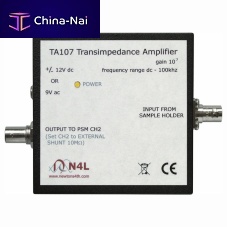 Transimpedance amplifier TA107 measuringwide-band