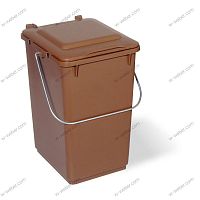 Plastic waste bin for household wasteorganic wastewith lid
