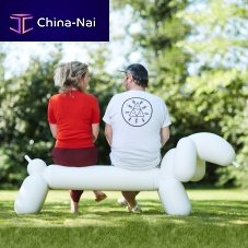 Original design garden bench ATTACKLE!polyethylenewithout backrestwithout armrests