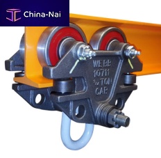 Motorized hoist trolley beam mounted