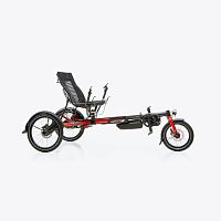 Crank-propelled recumbent trike LEPUS Eelectricadultfolding