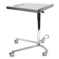 Stainless steel instrument table MAYO