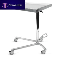 Stainless steel instrument table MAYO