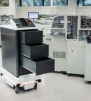 Laboratory delivery robot NOVAMove Portersampleautonomous