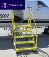 Runway stepladder Q-400maintenancefor airplane