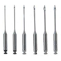 Endodontic drill bit 1728 seriesmetallicshapingstraight