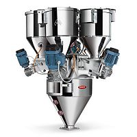 Metering mixer DVXconical screwbatchvertical