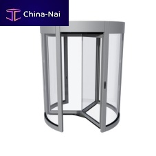 Automatic revolving door GyroSecsecurityfor airport