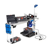 Mobile dental laboratory workstation MWS 14WT-EDP