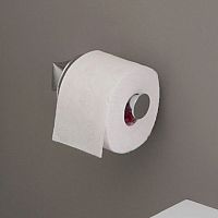 Wall-mounted toilet roll holder FOLD brasschromepolished