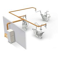 Aerosol suction system VXCdental cliniclaboratory