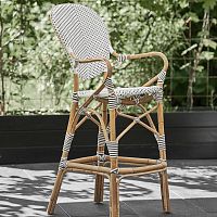 Contemporary bar chair Isabelloutdoorindoorwalnut