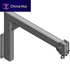 Forklift truck jib crane lifting