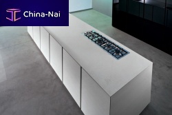 Contemporary kitchen M7solid woodlacquered woodnatural stone