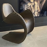 Contemporary chair Ariaindoorwoodenwooden base