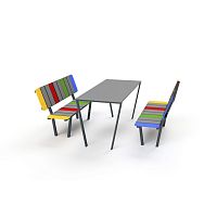 Contemporary table and bench set 2025Smetalgardenchild's