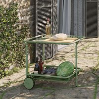 Home service trolley WEEK-ENDgardenpainted aluminum