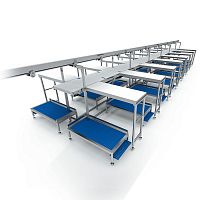 Belt conveyor horizontalinclinedmodular