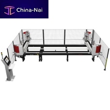 Hot plate welding machine MK 2020 PLC-controlledstandalonefor profiles