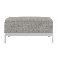 Contemporary ottoman ALUZEN SOFT / P70_Ofabricsynthetic leatherrectangular