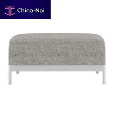 Contemporary ottoman ALUZEN SOFT / P70_Ofabricsynthetic leatherrectangular