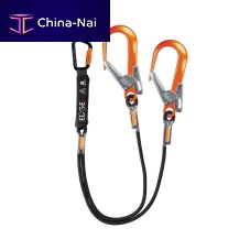 Rope fall arrest lanyard ABS'O® EDGE Ydoubleshock absorbing