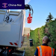 Automatic weighing system for waste