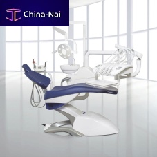 Dental unit with adjustable headrest OVER with monitorwith hygiene systemwith intraoral camera
