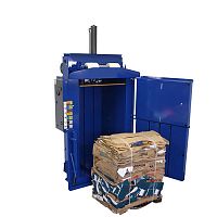Vertical baling press 60front-loadingfor cardboardfor paper