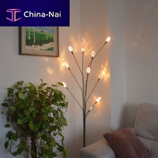 Murano glass lamp Petalofloor-standingbrasscontemporary