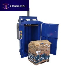 Vertical baling press 60front-loadingfor cardboardfor paper