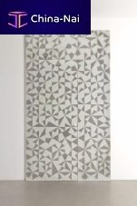 Interior wall-covering BOISwoodenceramicglass