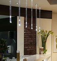 Surface-mounted light fixture GHIACCIOLOLEDlineartubular