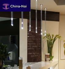 Surface-mounted light fixture GHIACCIOLOLEDlineartubular