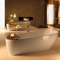 Oval bathtub AQUATECHfree-standingprofessionalSolid Surface