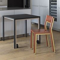 Contemporary garden chair TAKE outdoorindoorsteel