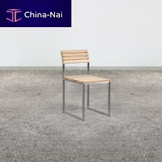 Contemporary garden chair on_11outdoorlarchpolished stainless steel base