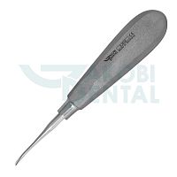 Angled dental elevator E301Anon slip Handlestainless steel