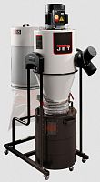Cyclone dust collector JCDC-1.5mechanical shaker cleaningmobilefor wood dust