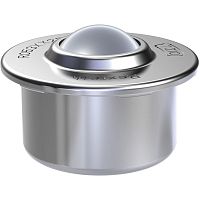 Stainless steel ball transfer unit KU seriescylindrical basewith sheet steel housingwith plastic housing