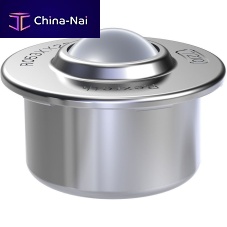 Stainless steel ball transfer unit KU seriescylindrical basewith sheet steel housingwith plastic housing