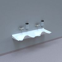 2-station surgical sink OV1720GW-00Corian®