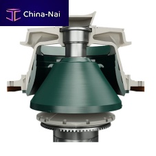 Cone crusher stationaryfor mineral material
