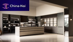 Contemporary kitchen Aspen + D23elmglassstainless steel