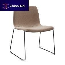 Contemporary chair SIGMAindoorfabricmetal base
