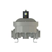 Diaphragm pulsation damper DAMPER D50pneumaticplasticfor pump